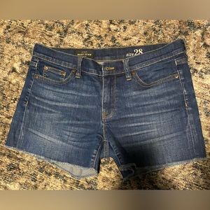 J. Crew indigo denim shorts size 28